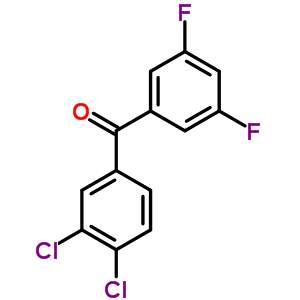 3,4-Dichloro-3,5-difluorobenzophenoneStructure,844885-16-1Structure 3,4-Dichloro-3,5-difluorobenzophenone Structure,844885-16-1Structure
