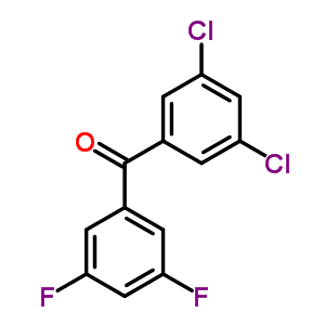 3,5-Dichloro-3,5-difluorobenzophenoneStructure,844885-17-2Structure 3,5-Dichloro-3,5-difluorobenzophenone Structure,844885-17-2Structure