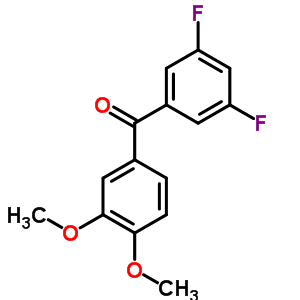 3,5-Difluoro-3,4-dimethoxybenzophenoneStructure,844885-19-4Structure 3,5-Difluoro-3,4-dimethoxybenzophenone Structure,844885-19-4Structure
