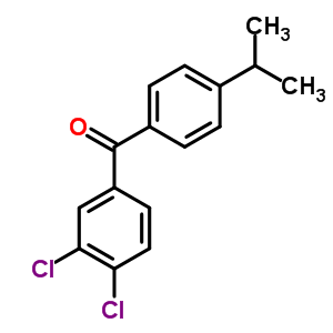 3,4-Dichloro-4-iso-propylbenzophenoneStructure,844885-26-3Structure 3,4-Dichloro-4-iso-propylbenzophenone Structure,844885-26-3Structure