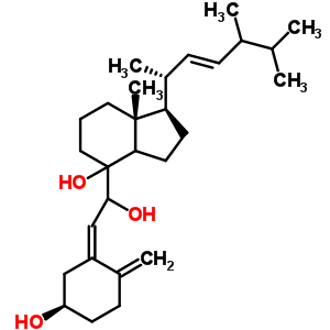 (3beta,5Z,7R,8alpha,22E)-9,10-開環(huán)麥角甾-5,10(19),22-三烯-3,7,8-三醇結(jié)構(gòu)式_84985-78-4結(jié)構(gòu)式