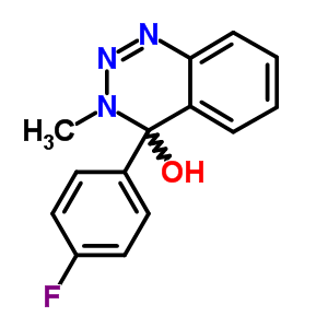 4-(4-氟苯基)-3-甲基-3,4-二氫-1,2,3-苯并噻嗪-4-醇結(jié)構(gòu)式_85010-46-4結(jié)構(gòu)式