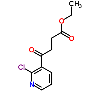 Ethyl 4-(2-chloro-3-pyridyl)-4-oxobutyrateStructure,852063-32-2Structure Ethyl 4-(2-chloro-3-pyridyl)-4-oxobutyrate Structure,852063-32-2Structure