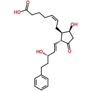 (Z)-7-[(1R)-5a-羥基-2b-[(E,S)-3-羥基-5-苯基-1-戊烯基]-3-氧代環(huán)戊烷-1a-基]-5-庚烯酸結(jié)構(gòu)式_85280-91-7結(jié)構(gòu)式