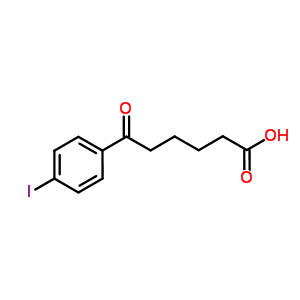 6-(4-Iodophenyl)-6-oxohexanoic acidStructure,854658-73-4Structure 6-(4-Iodophenyl)-6-oxohexanoic acid Structure,854658-73-4Structure