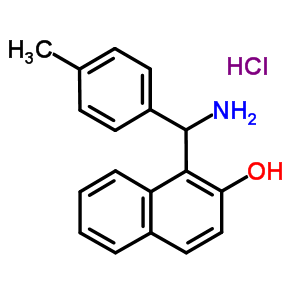 1-(Amino-p-tolyl-methyl)-naphthalen-2-ol hydrochlorideStructure,856202-20-5Structure 1-(Amino-p-tolyl-methyl)-naphthalen-2-ol hydrochloride Structure,856202-20-5Structure
