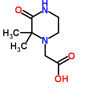 (2,2-Dimethyl-3-oxo-piperazin-1-yl)-acetic acidStructure,856437-83-7Structure (2,2-Dimethyl-3-oxo-piperazin-1-yl)-acetic acid Structure,856437-83-7Structure