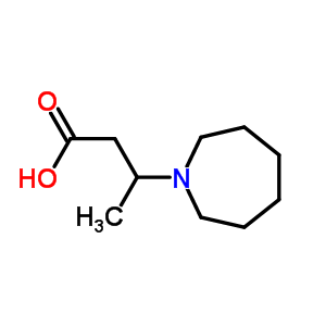 3-(1-Azepanyl)butanoic acidStructure,856627-47-9Structure 3-(1-Azepanyl)butanoic acid Structure,856627-47-9Structure