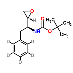 (2S,3s)-3-boc-amino-1,2-epoxy-4-phenyl-d5-butaneStructure,856765-76-9Structure (2S,3s)-3-boc-amino-1,2-epoxy-4-phenyl-d5-butane Structure,856765-76-9Structure