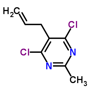 5-Allyl-4,6-dichloro-2-methylpyrimidineStructure,85826-33-1Structure 5-Allyl-4,6-dichloro-2-methylpyrimidine Structure,85826-33-1Structure