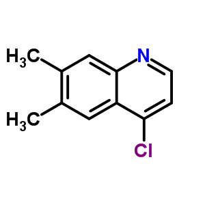 4-Chloro-6,7-dimethylquinolineStructure,861038-79-1Structure 4-Chloro-6,7-dimethylquinoline Structure,861038-79-1Structure