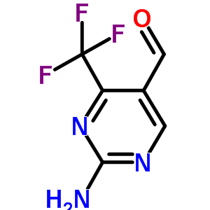 2-Amino-4-(trifluoromethyl)pyrimidine-5-carbaldehydeStructure,863774-22-5Structure 2-Amino-4-(trifluoromethyl)pyrimidine-5-carbaldehyde Structure,863774-22-5Structure