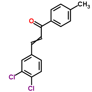 3-(3,4-Dichlorophenyl)-1-(4-methylphenyl)prop-2-en-1-oneStructure,86710-09-0Structure 3-(3,4-Dichlorophenyl)-1-(4-methylphenyl)prop-2-en-1-one Structure,86710-09-0Structure