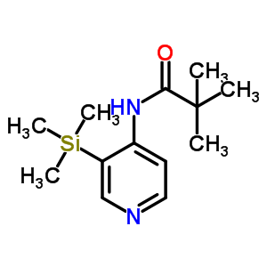 2,2-Dimethyl-N-(3-trimethylsilanyl-pyridin-4-yl)-propionamideStructure,86847-70-3Structure 2,2-Dimethyl-N-(3-trimethylsilanyl-pyridin-4-yl)-propionamide Structure,86847-70-3Structure