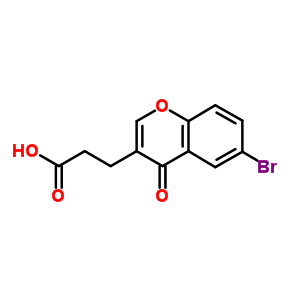 6-Bromochromone-3-propionic acidStructure,870703-98-3Structure 6-Bromochromone-3-propionic acid Structure,870703-98-3Structure