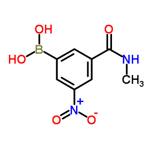 3-(MEthylcarbamoyl)-5-nitrophenylboronic acidStructure,871332-77-3Structure 3-(MEthylcarbamoyl)-5-nitrophenylboronic acid Structure,871332-77-3Structure