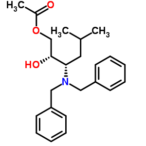 (2S,3s)-3-(dibenzylamino)-2-hydroxy-5-methylhexyl acetateStructure,871949-00-7Structure (2S,3s)-3-(dibenzylamino)-2-hydroxy-5-methylhexyl acetate Structure,871949-00-7Structure