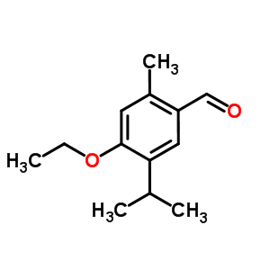 4-Ethoxy-5-isopropyl-2-methylbenzaldehydeStructure,872183-70-5Structure 4-Ethoxy-5-isopropyl-2-methylbenzaldehyde Structure,872183-70-5Structure