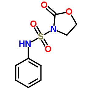2-氧代-N-苯基噁唑啉-3-磺酰胺結(jié)構(gòu)式_87708-16-5結(jié)構(gòu)式