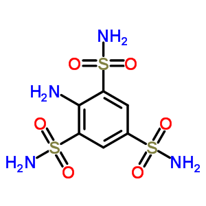 2-Aminobenzene-1,3,5-trisulfonamideStructure,87743-18-8Structure 2-Aminobenzene-1,3,5-trisulfonamide Structure,87743-18-8Structure