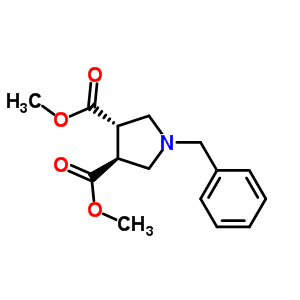 Trans-dimethyl 1-benzyl-3,4-pyrrolidinedicarboxylateStructure,87813-05-6Structure Trans-dimethyl 1-benzyl-3,4-pyrrolidinedicarboxylate Structure,87813-05-6Structure