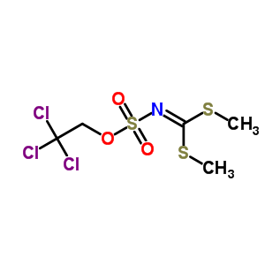 S,s-dimethyl n-(2,2,2-trichloroethoxysulfonyl)-carbonimidodithionate, 97%Structure,882739-46-0Structure S,s-dimethyl n-(2,2,2-trichloroethoxysulfonyl)-carbonimidodithionate, 97% Structure,882739-46-0Structure