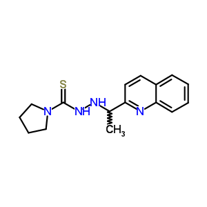 N-(1-quinolin-2-ylethyl)pyrrolidine-1-carbothiohydrazideStructure,88327-22-4Structure N-(1-quinolin-2-ylethyl)pyrrolidine-1-carbothiohydrazide Structure,88327-22-4Structure