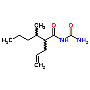 Hexanamide,n-(aminocarbonyl)-3-methyl-2-(2-propen-1-yl)-Structure,88374-61-2Structure Hexanamide,n-(aminocarbonyl)-3-methyl-2-(2-propen-1-yl)- Structure,88374-61-2Structure