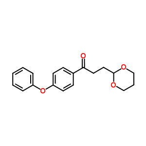 3-(1,3-Dioxan-2-yl)-4-phenoxypropiophenoneStructure,884504-36-3Structure 3-(1,3-Dioxan-2-yl)-4-phenoxypropiophenone Structure,884504-36-3Structure