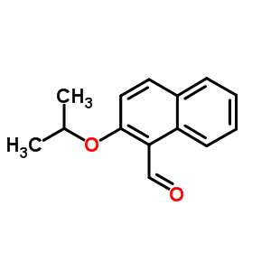 2-異丙氧基-1-萘醛結(jié)構(gòu)式_885-24-5結(jié)構(gòu)式
