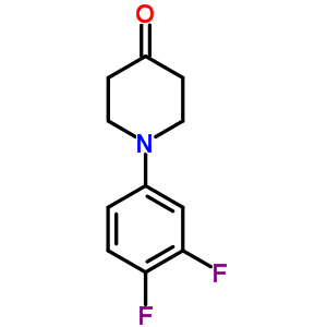 1-(3,4-Difluoro-phenyl)-piperidin-4-oneStructure,885275-07-0Structure 1-(3,4-Difluoro-phenyl)-piperidin-4-one Structure,885275-07-0Structure