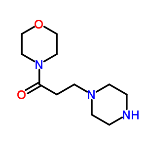 1-Morpholin-4-yl-3-piperazin-1-yl-propan-1-oneStructure,886363-67-3Structure 1-Morpholin-4-yl-3-piperazin-1-yl-propan-1-one Structure,886363-67-3Structure
