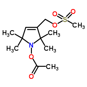 (1-Acetoxy-2,2,5,5-tetramethyl-delta-3-pyrroline-3-methyl) methanesulfonateStructure,887352-13-8Structure (1-Acetoxy-2,2,5,5-tetramethyl-delta-3-pyrroline-3-methyl) methanesulfonate Structure,887352-13-8Structure