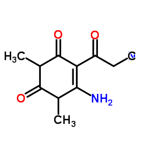 2-Amino-3,5-dimethyl-beta,4,6-trioxo-1-cyclohexene-1-propanenitrileStructure,887352-46-7Structure 2-Amino-3,5-dimethyl-beta,4,6-trioxo-1-cyclohexene-1-propanenitrile Structure,887352-46-7Structure
