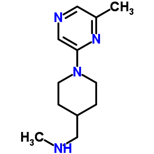 N-methyl-1-(6-methyl-2-pyrazinyl)-4-piperidinemethanamineStructure,887922-91-0Structure N-methyl-1-(6-methyl-2-pyrazinyl)-4-piperidinemethanamine Structure,887922-91-0Structure