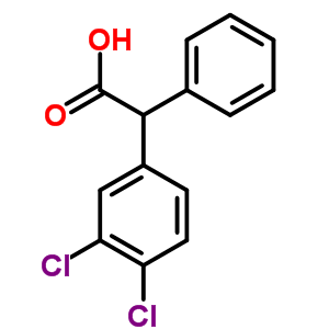 2-(3,4-Dichlorophenyl)-2-phenylacetic acidStructure,88875-60-9Structure 2-(3,4-Dichlorophenyl)-2-phenylacetic acid Structure,88875-60-9Structure