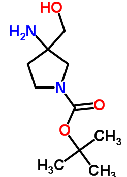 Tert-butyl 3-amino-3-(hydroxymethyl)pyrrolidine-1-carboxylateStructure,889949-18-2Structure Tert-butyl 3-amino-3-(hydroxymethyl)pyrrolidine-1-carboxylate Structure,889949-18-2Structure