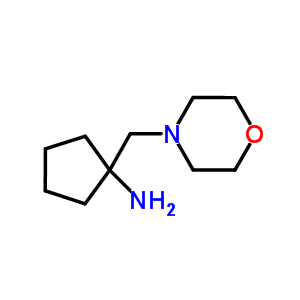 1-(Morpholin-4-ylmethyl)cyclopentanamineStructure,890095-97-3Structure 1-(Morpholin-4-ylmethyl)cyclopentanamine Structure,890095-97-3Structure