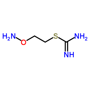 2-AminooxyethylsulfanylmethanimidamideStructure,89179-34-0Structure 2-Aminooxyethylsulfanylmethanimidamide Structure,89179-34-0Structure