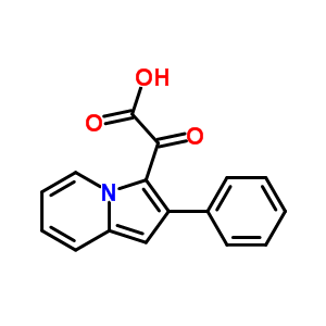 Oxo(2-phenyl-3-indolizinyl)acetic acidStructure,892691-05-3Structure Oxo(2-phenyl-3-indolizinyl)acetic acid Structure,892691-05-3Structure