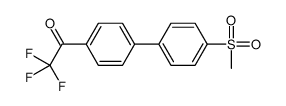 2,2,2-Trifluoro-1-(4-(methylsulfonyl)biphenyl-4-yl)ethanoneStructure,893407-18-6Structure 2,2,2-Trifluoro-1-(4-(methylsulfonyl)biphenyl-4-yl)ethanone Structure,893407-18-6Structure