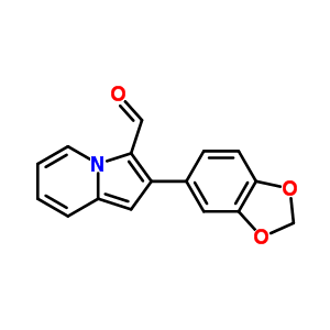 2-(1,3-Benzodioxol-5-yl)indolizine-3-carboxaldehydeStructure,893612-89-0Structure 2-(1,3-Benzodioxol-5-yl)indolizine-3-carboxaldehyde Structure,893612-89-0Structure