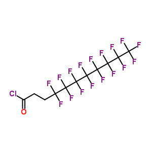 4,4,5,5,6,6,7,7,8,8,9,9,10,10,11,11,11-Heptadecafluoro-undecanoyl chlorideStructure,89373-67-1Structure 4,4,5,5,6,6,7,7,8,8,9,9,10,10,11,11,11-Heptadecafluoro-undecanoyl chloride Structure,89373-67-1Structure