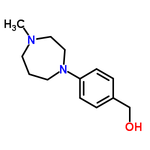 4-(Hexahydro-4-methyl-1h-1,4-diazepin-1-yl)-benzenemethanolStructure,898289-58-2Structure 4-(Hexahydro-4-methyl-1h-1,4-diazepin-1-yl)-benzenemethanol Structure,898289-58-2Structure