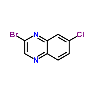 Quinoxaline, 2-bromo-7-chloro-Structure,89891-64-5Structure Quinoxaline, 2-bromo-7-chloro- Structure,89891-64-5Structure