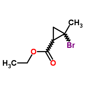 Ethyl 2-bromo-2-methylcyclopropane-1-carboxylateStructure,89892-99-9Structure Ethyl 2-bromo-2-methylcyclopropane-1-carboxylate Structure,89892-99-9Structure