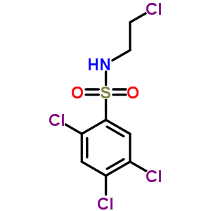 Benzenesulfonamide, 2,4,5-trichloro-n-(2-chloroethyl)-Structure,89939-01-5Structure Benzenesulfonamide, 2,4,5-trichloro-n-(2-chloroethyl)- Structure,89939-01-5Structure