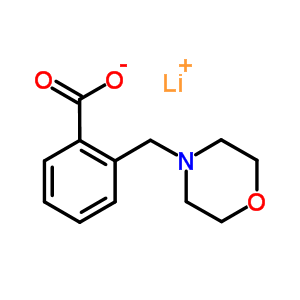 2-(嗎啉甲基)苯甲酸鋰結(jié)構(gòu)式_904696-60-2結(jié)構(gòu)式