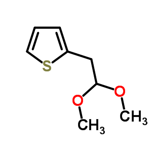 Thiophene, 2-(2,2-dimethoxyethyl)-Structure,90482-28-3Structure Thiophene, 2-(2,2-dimethoxyethyl)- Structure,90482-28-3Structure