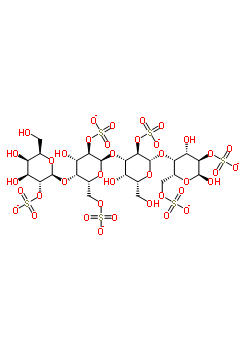 λ-carrageenan Structure,9064-57-7Structure